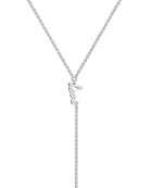 Dainty Script Love Lariat Necklace