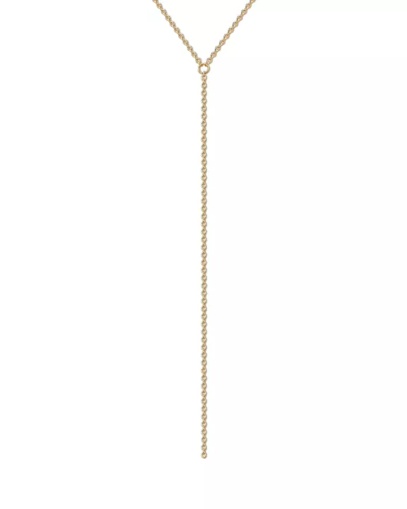 Micro Cable Link Chain Lariat