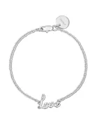 Dainty Script Love Bracelet