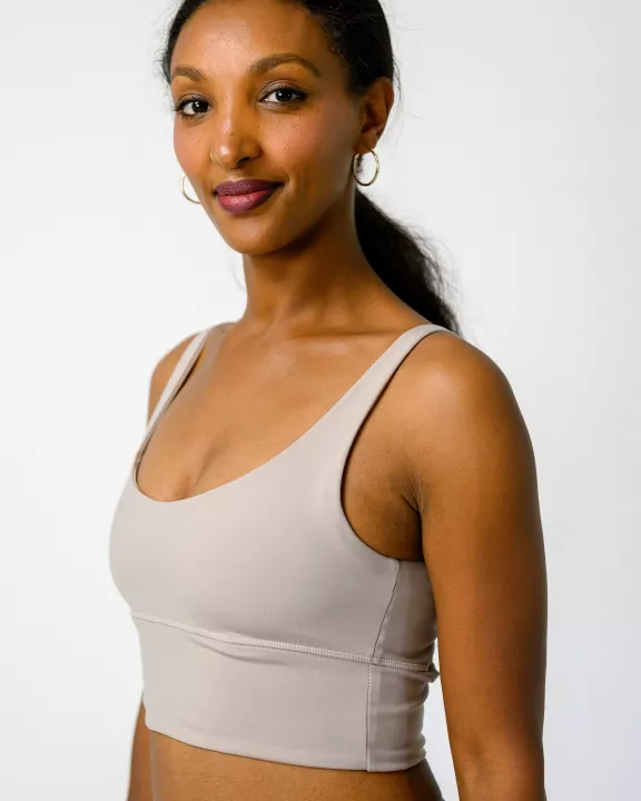 Limitless Sports Bra - Mushroom