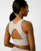 Free Range Sports Bra - Mushroom