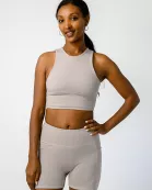 Free Range Sports Bra - Mushroom