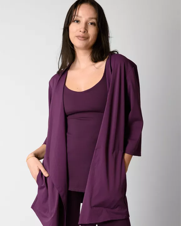 Roam Free Jacket - Mulberry