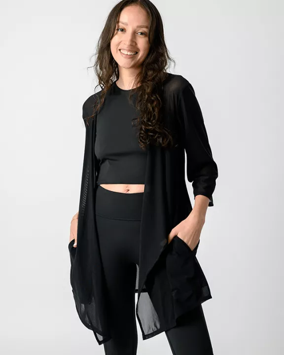 Roam Free Jacket - Black Mesh