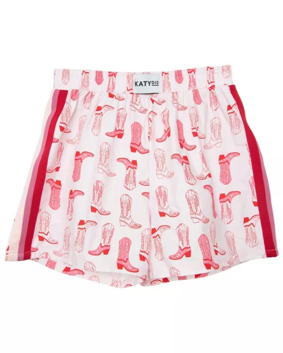 Light Pink Western Boots Wholesale Boxer Shorts Women