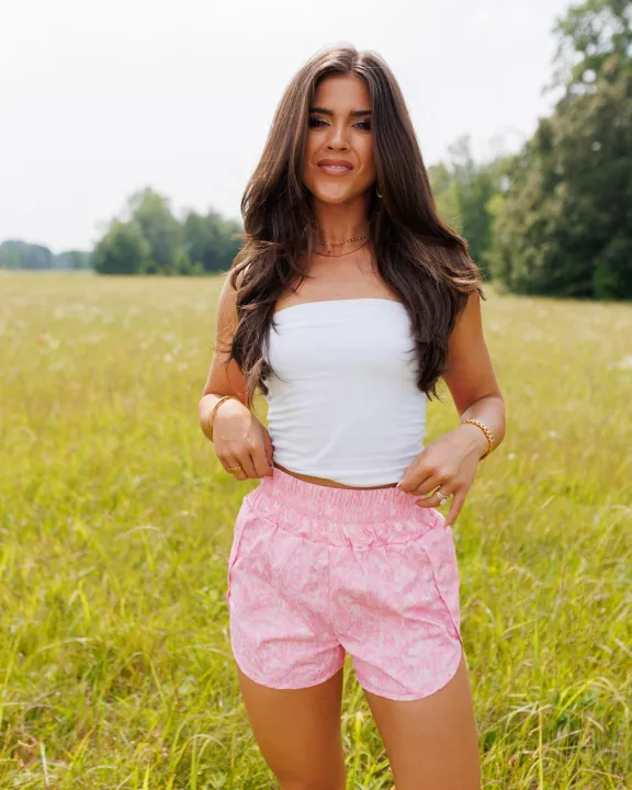 Pink Camo Shorts