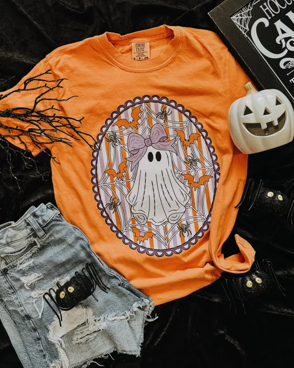 Girly Ghost Web Soft Graphic Tee