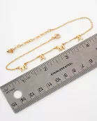 2PC-Set Mama Charm Satellite Chain Anklet