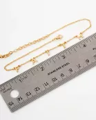 2PC-Set Faith Charm Satellite Chain Anklet