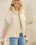 FLEECE VEST WITH SIDE STRAPS
