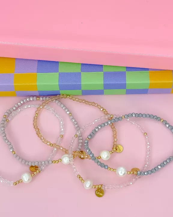 Pastel Pearl Party Bracelet
