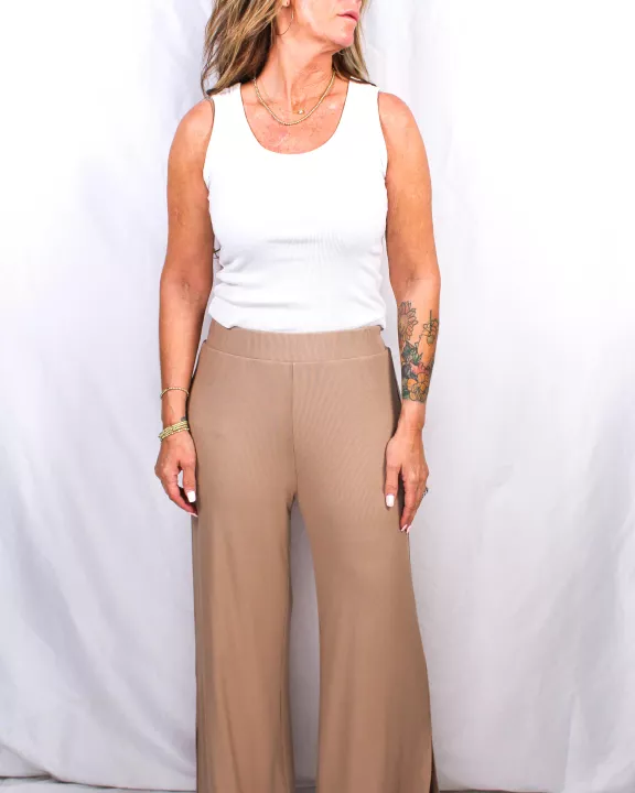 K682324-K - Khaki - Pull on Pant A3164