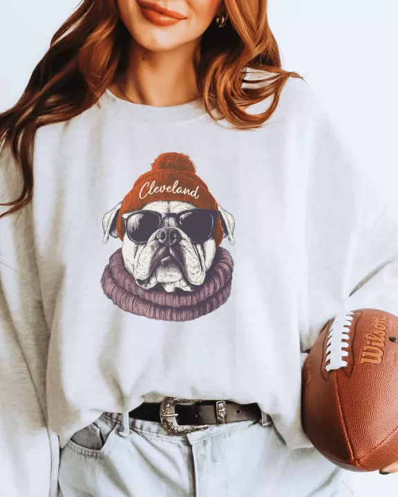 Vintage Cleveland Football Graphic Crew