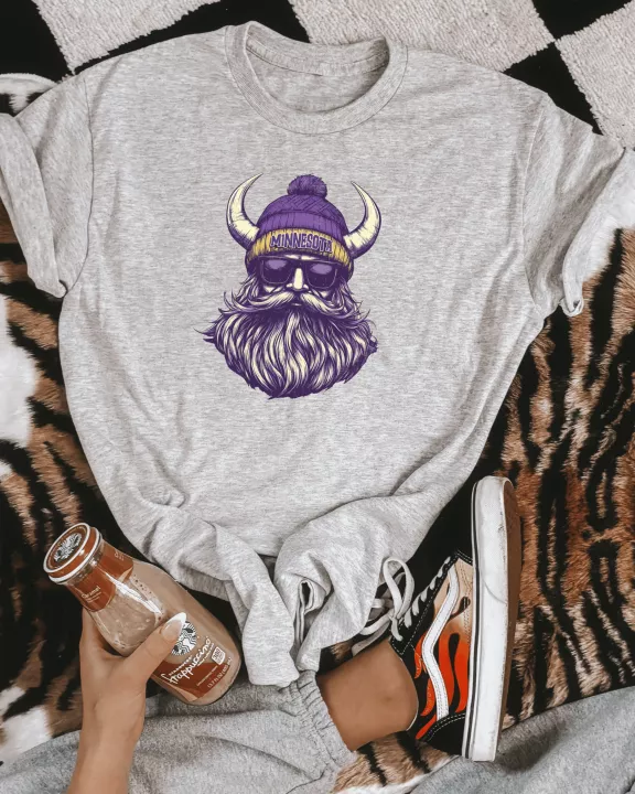 Vintage Vikings Football Graphic Tee