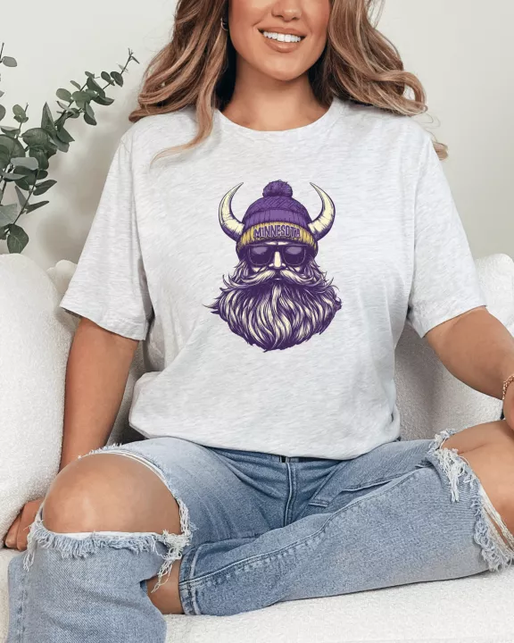 Vintage Vikings Football Graphic Tee