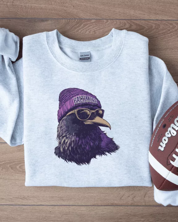 Vintage Ravens Football Graphic Crew