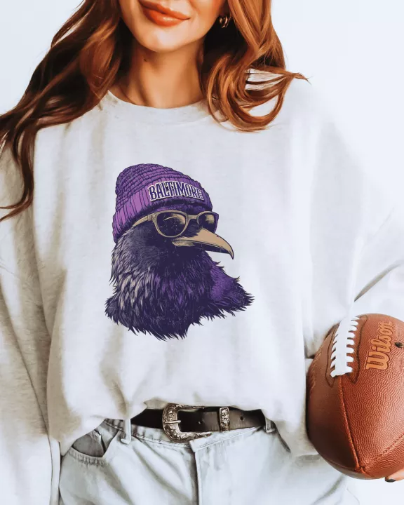 Vintage Ravens Football Graphic Crew