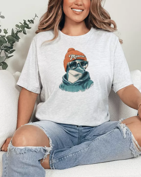 Vintage Dolphins Football Graphic Tee