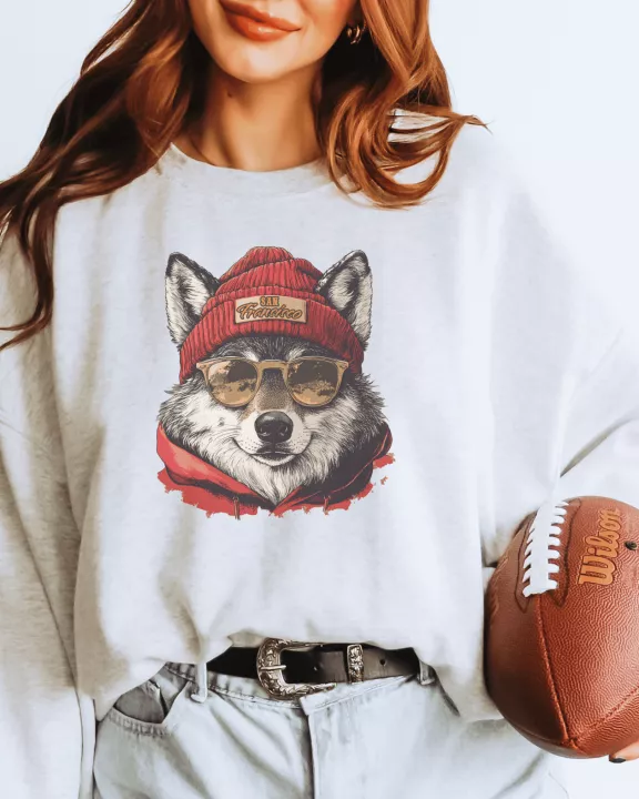 Vintage San Fran Football Graphic Crew