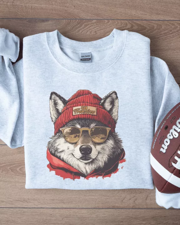 Vintage San Fran Football Graphic Crew