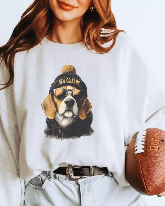 Vintage Saints Football Graphic Crew