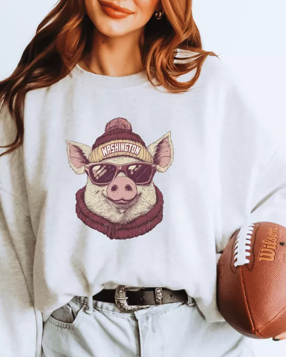 Vintage Washington Football Graphic Crew