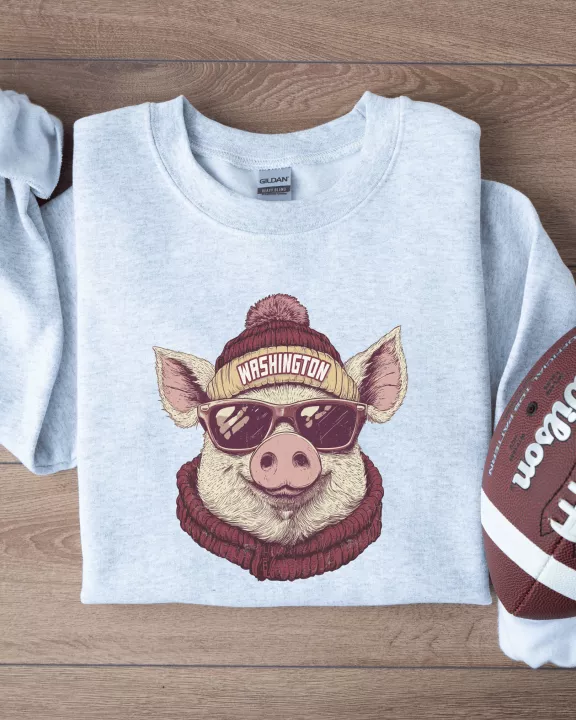 Vintage Washington Football Graphic Crew