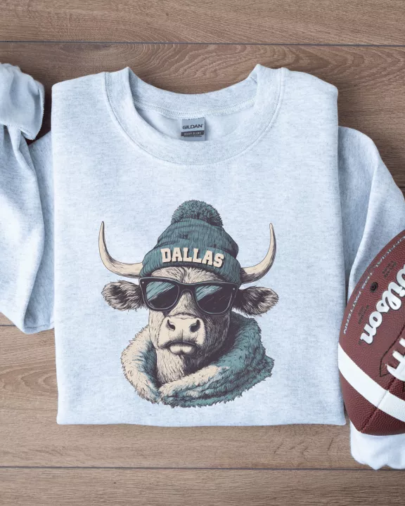 Vintage Dallas Football Graphic Crew