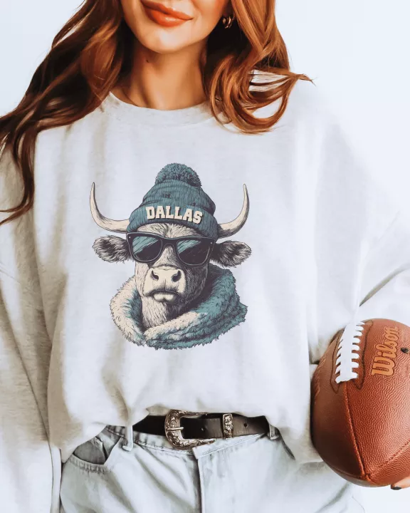 Vintage Dallas Football Graphic Crew