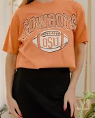 OSU Cowboys Wonka Football Orange Tee