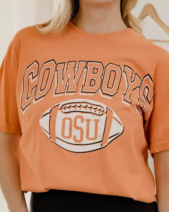 OSU Cowboys Wonka Football Orange Tee