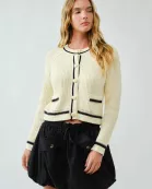 AJJ5063 CHUNKY BUTTON DOWN CARDIGAN