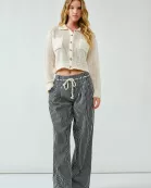 AJT5100 CROCHETED COTTON SWEATER SHIRTS CARDIGAN