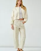 AJJ5120 EMBROIDERED BOMBER COTTON JACKET