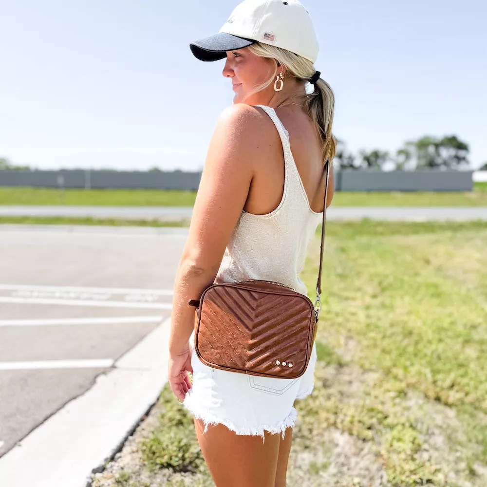 Coco Quilted Camera Crossbody Bag