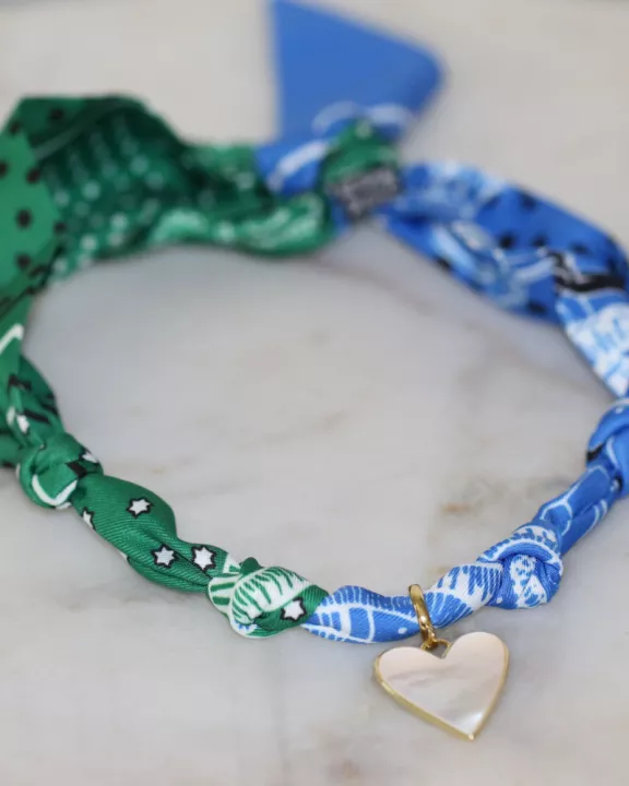 High Tide Heart Scarf Necklace