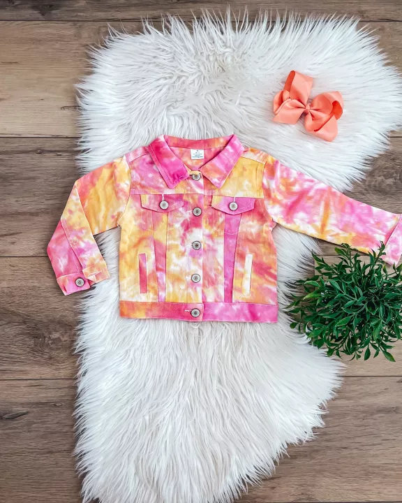 Tie-Dye Denim Jacket