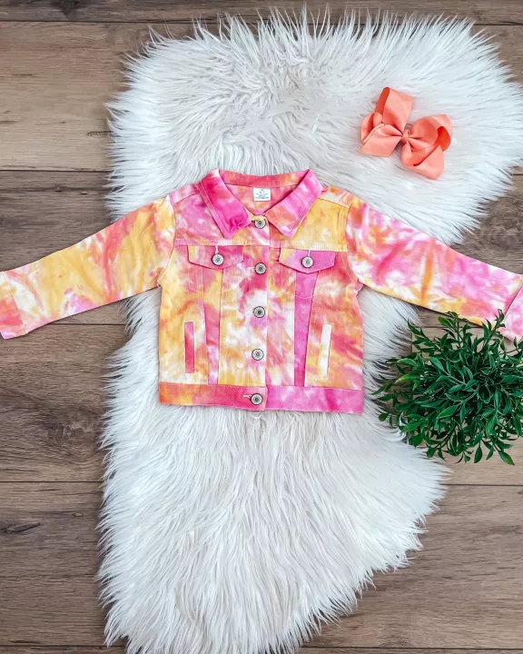 Tie-Dye Denim Jacket