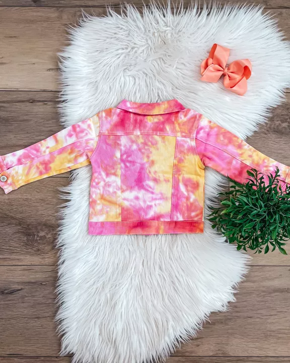 Tie-Dye Denim Jacket