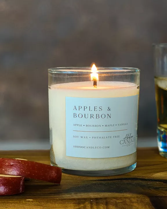 Apples and Bourbon Soy Candle
