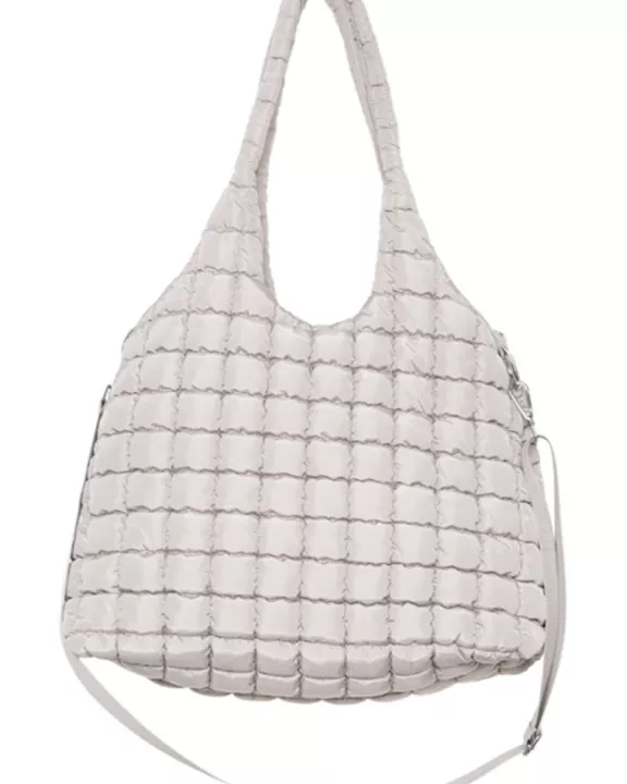 Sand Rectangular Wholesale Puffer Bag