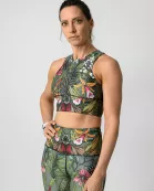 Free Range Sports Bra - Green Thumb