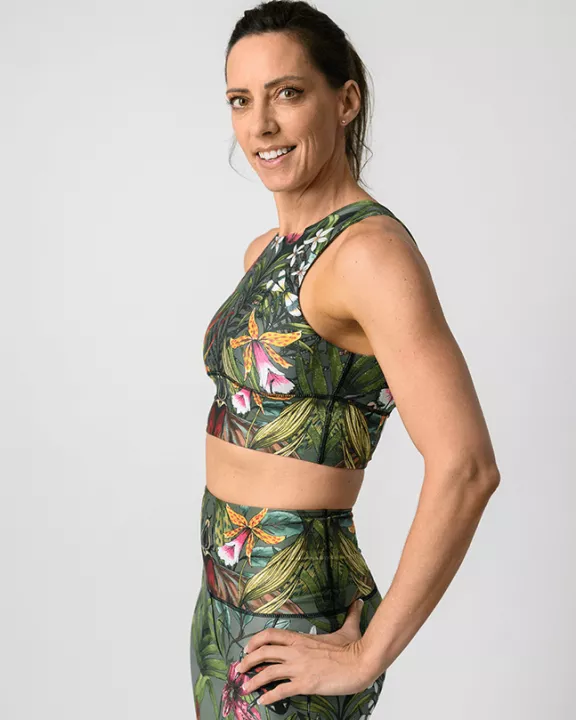 Free Range Sports Bra - Green Thumb