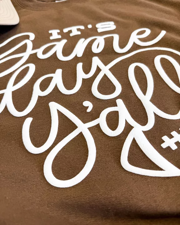 Its Game Day Yall Puff Sweatshirt