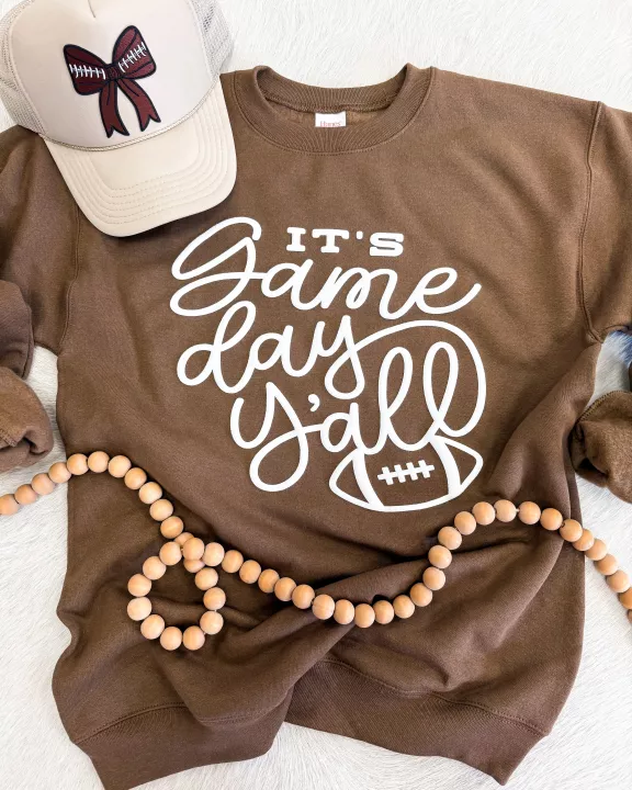Its Game Day Yall Puff Sweatshirt