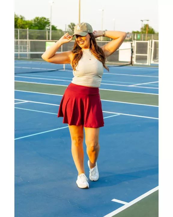 Ready to Ship | The RaeLynn RED Skort