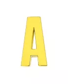 Scarf Slide Letters ~ Gold