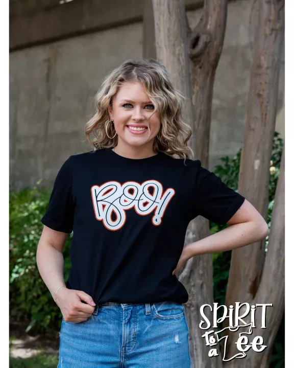 Boo with Ghosts - Halloween Tee