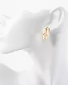 Angel-Wing Inspired Metal Earrings With-Titanium-Post