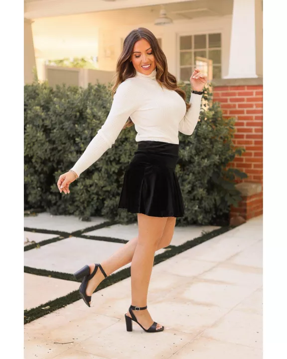 PreOrder | The Aurora Velvet Skort